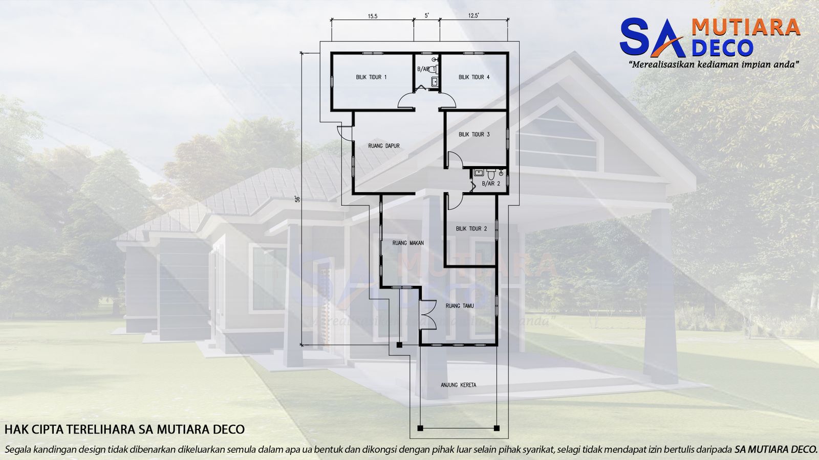 Mutiara Bestari 1630 - Floor Plan